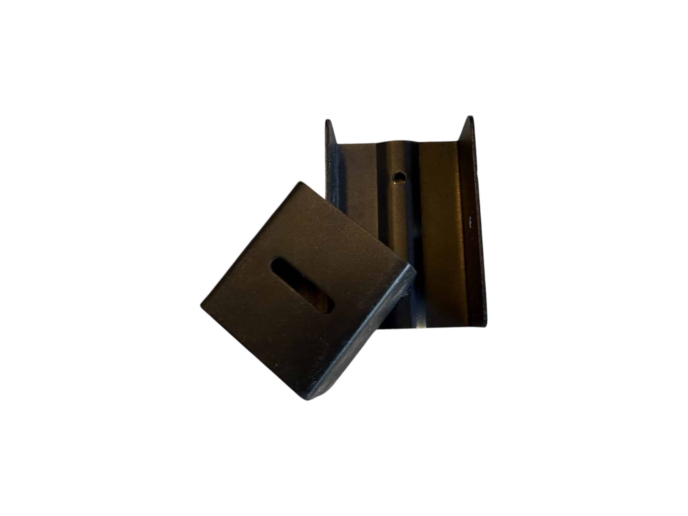 Fixation de descente Aluminium Noir 2100