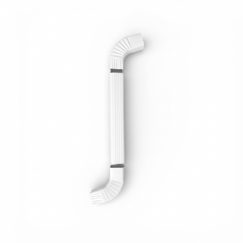 Kit "col de cygne" 60X80 Aluminium Blanc (sur mesure)