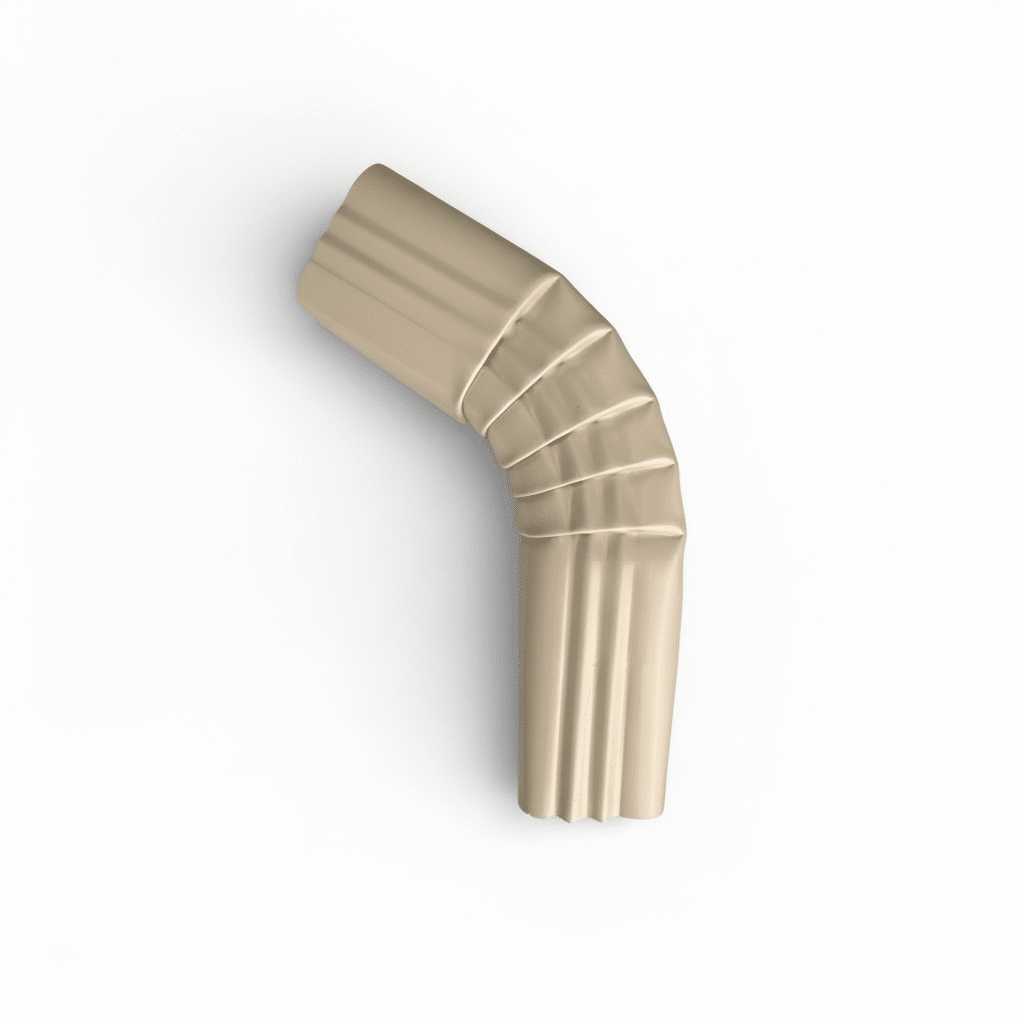 Coude frontal extérieur Aluminium Beige