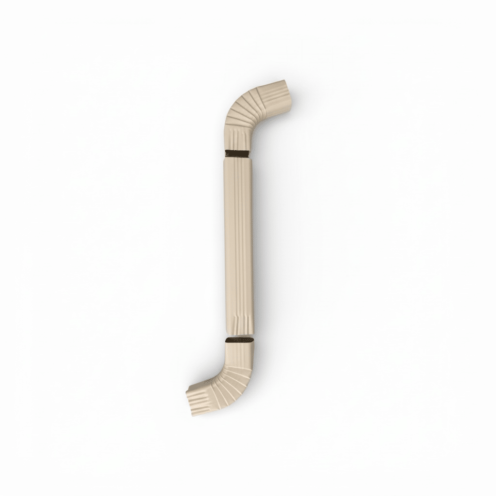 Kit "col de cygne" 80X60 Aluminium Beige (sur mesure)